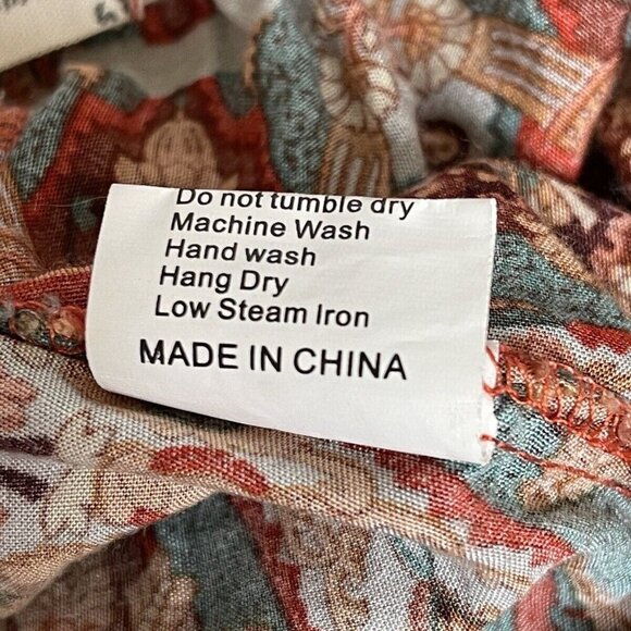 Love Welove Fashion Summer Jogger Womens 2XL Elastic High Waist Boho Hippie - Picture 8 of 11